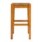 Hello Honey Willowbrook Solid Wood and Natural Woven Seagrass Rope Bar Stool